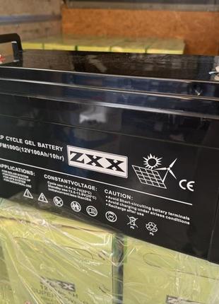 Гелевый аккумулятор zxx 12v 100ah