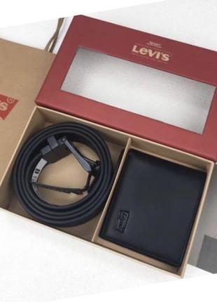 Новий гаманець і ремінь від levi’s
