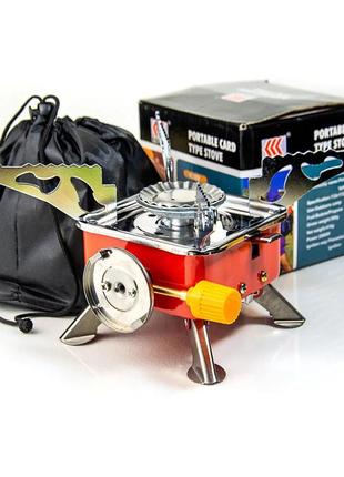 Газовая горелка походная плита газовая.