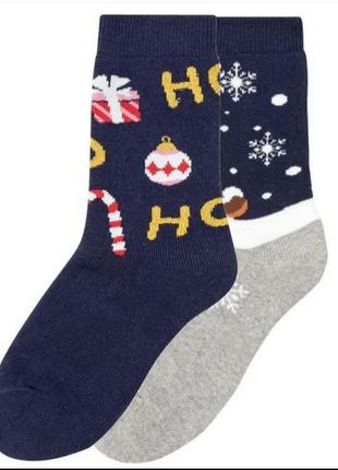 Новогодние носки махра