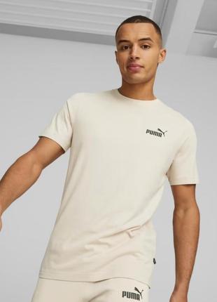 Футболка puma бежева