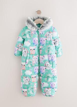 Зимовий комбенізон на дівчат next некст🦄🦄🦄