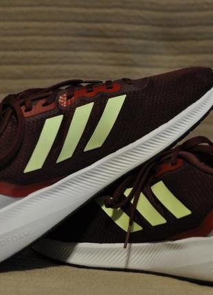 Яскраві комбіновані текстильні бігові кросівки adidas zapatilla runfalcon 3.0, 46 р. (28,5 см).
