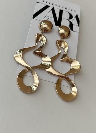 Серьги zara оригинал