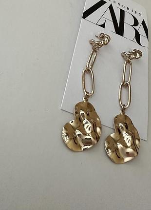 Серьги zara оригинал