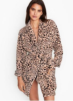 Очень красивый теплый халат от victoria’s secret, р. m-l