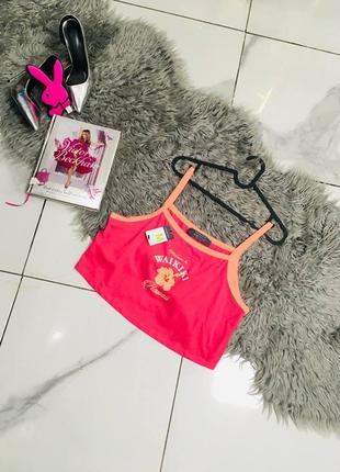Новая майка кроп топ primark