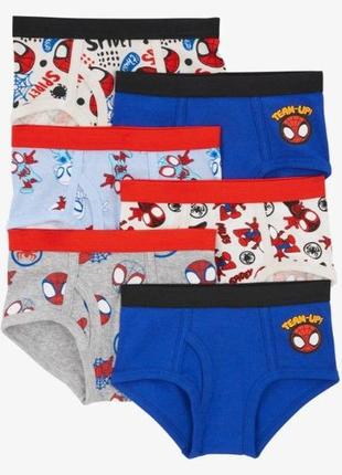 Комплект трусиков для хлопчика трусики  (6 шт) carter`s (сша) mickey mouse spider-man paw patrol