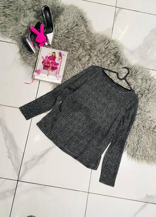 Джемпер в рубчик с люрексом marks & spencer  xl