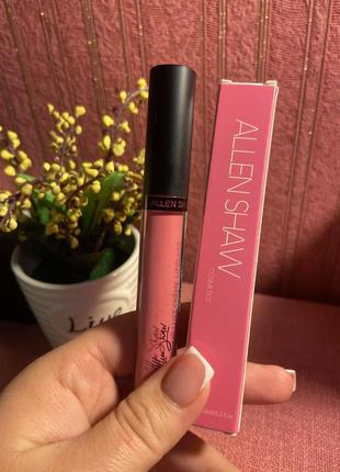 Кремовый блеск для губ allen shaw стойкая водостойкая