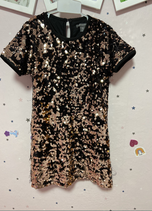 Платье с пайетками. праздничное платье. платье primark