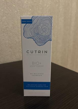 Шампунь для жирной кожи головы rebalance cutrin