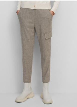 Женские брюки повседневные marc o'polo check-print размер 38 (м)
