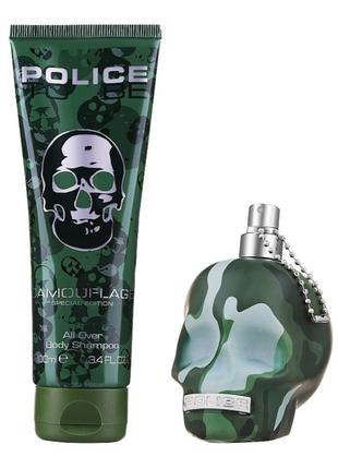 Police to be camouflage набор (edt/40ml + b/shamp/100ml)