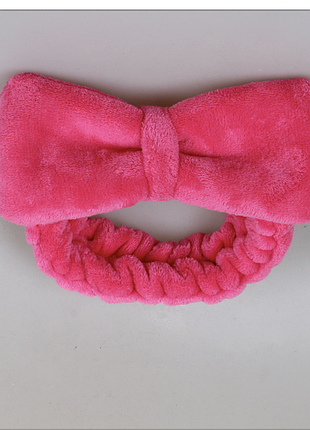 Повязка косметическая red point "soft bow" с бантом розовая (бп.01.т.05.57.000)