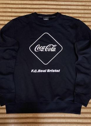 Кофта f.c.real bristol coca-cola tour sweatshirt свитшот/балахон/толстовка/лонгслив/худи