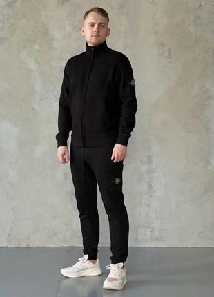 Full zip sweatshirt stone island 3 кольори
