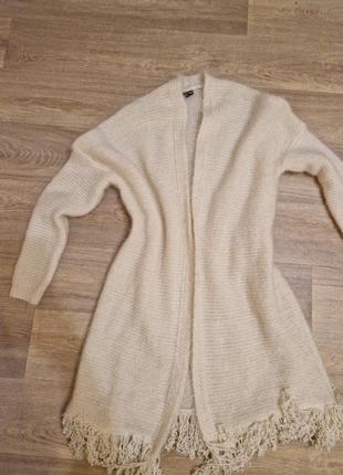 Теплий довгий кардиган