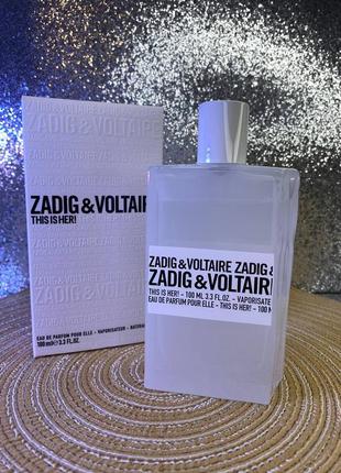 Zadig & voltaire this is her 100ml парфуми для жінок