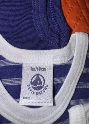 Боди-майки petit bateau 3 мес 3