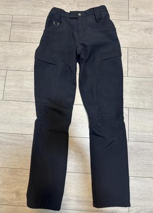 Штани на флісі теплі сині жіночі, розмір 44