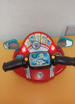 Музыкальный интерактивный руль щенячий патруль vtech 2