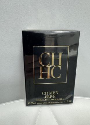 Carolina herrera ch men prive туалетна вода 50мл