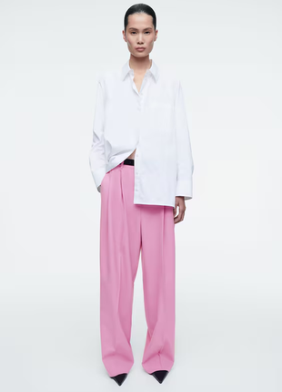 Саржевые широкие брюки cos 1248999001