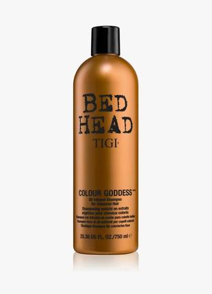 Tigi bed head colour goddess майка-шампунь для окрашенных волос
