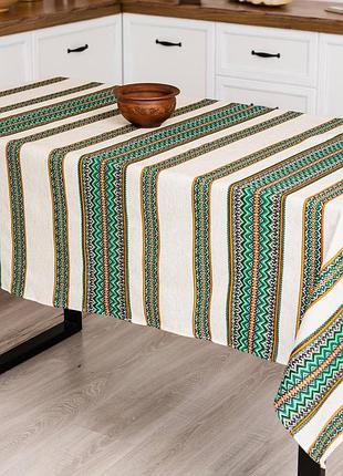 Скатерть под домотканное полотно, мустанг