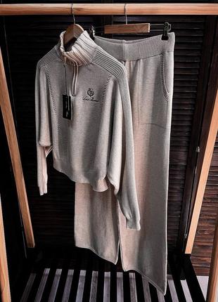 Шикарный брендовый костюм костюм в стиле 
loro piana 🤎
роскошный фасон 🙌🏽