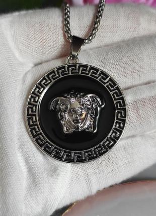 Подвеска,кулон, цепочка медуза горгона,золото или серебро 💫