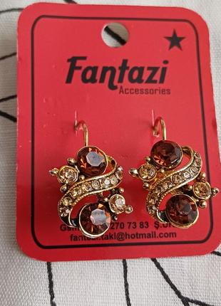 Сережки fantazi