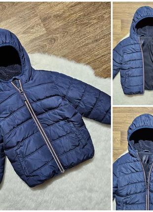 Тепла зимова курточка на хлопчика 2-4 роки