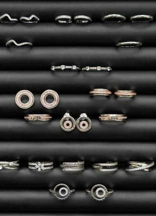 Сережки та каблучки pandora