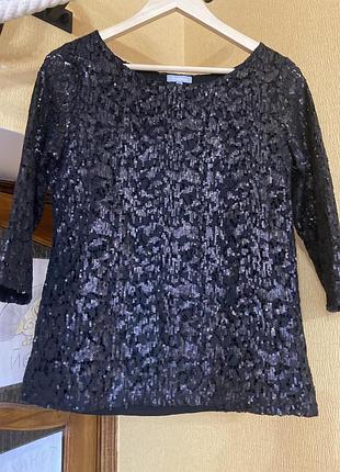 Блузка в паєтки