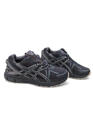 Зимние мужские asics gel kahana 8 серые (мех) большие размеры