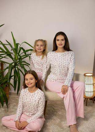 Женская пижама из хлопка7 фото