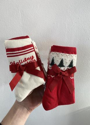Новогодние носки h&m