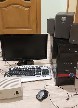 Компьютер phillips tft 22 + комплектующие.