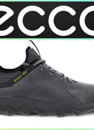 Оригінальні кросівки екко (ecco mx.m)  сірий нубук