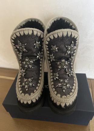Сапоги из натуральной кожи mou