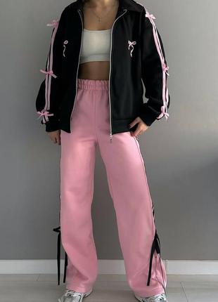Дуже стильний та комфортний костюм  з бантами 🎀 lfs-028