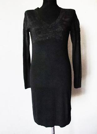 Трикотажное платье diesel шерсть лен кашемир в составе