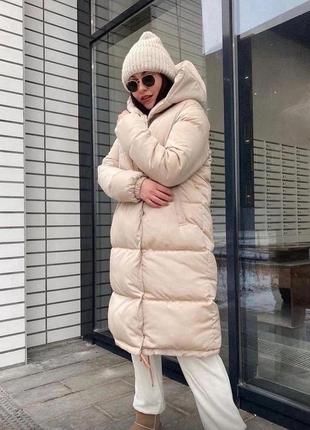 Теплый зимний пуховик