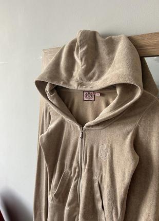 Худи кофта толстовка свитер свитшот реглан juicy couture велюр велюровый винтаж