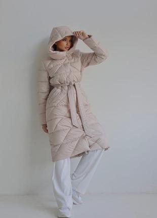 Стильный пуховик, зимнее пальто, куртка5 фото