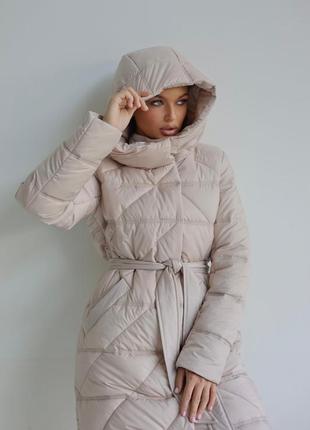 Стильный пуховик, зимнее пальто, куртка6 фото