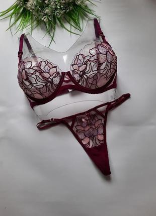 Сексуальный прозрачный комплект женского белья соблазнительное белье