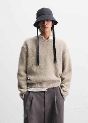 Свитер мужской шерстяной zara nanushka x zara.